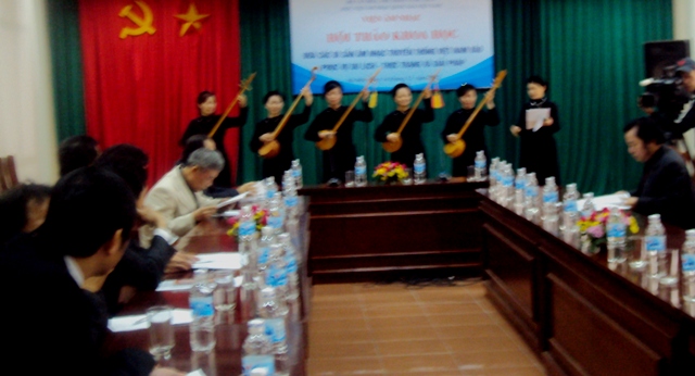 Đưa các di sản âm nhạc truyền thống Việt Nam vào phục vụ du lịch- Thực trạng và giải pháp